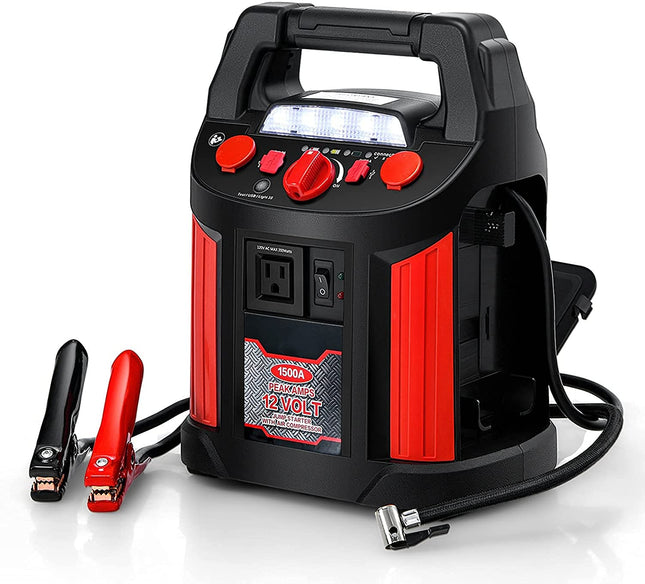 Jump Starter 1500 Peak/700 Instant Amps - GoplusUS