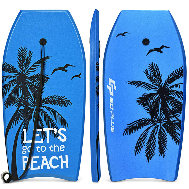 Super Lightweight Bodyboard, 37-41'' Body Board with EPS Core
