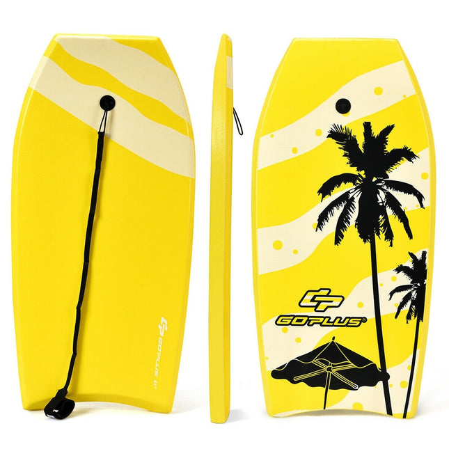 Body Board, Lightweight Bodyboard with EPS Core - GoplusUS