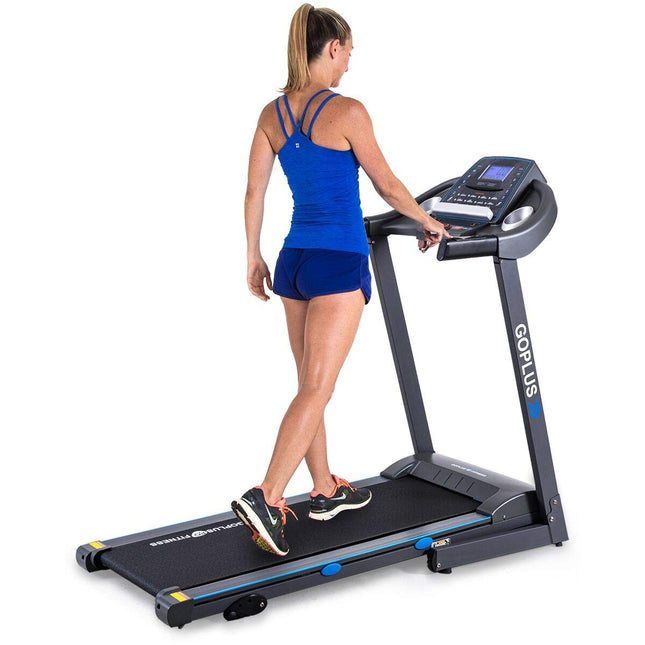 2.25HP Folding Treadmill with Incline, Superfit Electric Treadmill - GoplusUS