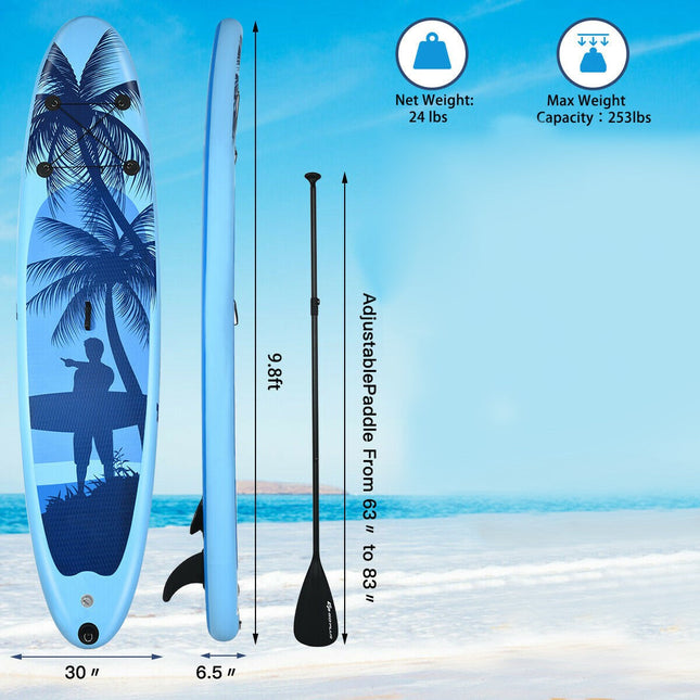 9.8'/10'/11' Inflatable Stand Up Paddle Board - GoplusUS