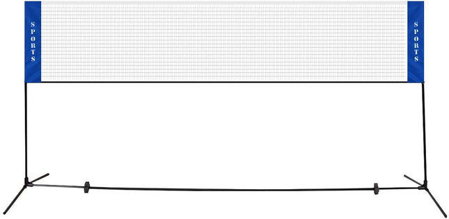 Portable Badminton Net, 2.5' to 5' Height Adjustable - GoplusUS