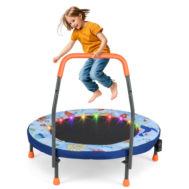Goplus 36'' Foldable Toddler Trampoline for Kids