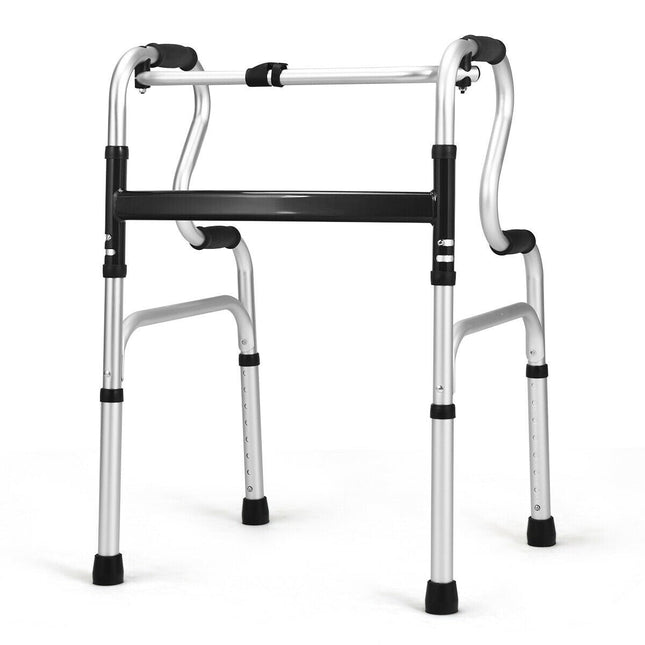 Folding Walker, 400LBS FDA Certification Toilet Armrest - GoplusUS