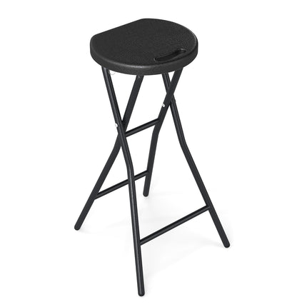 Goplus Folding Stool 27.5" Counter Height Backless Bar Chair with 330 lbs Capacity