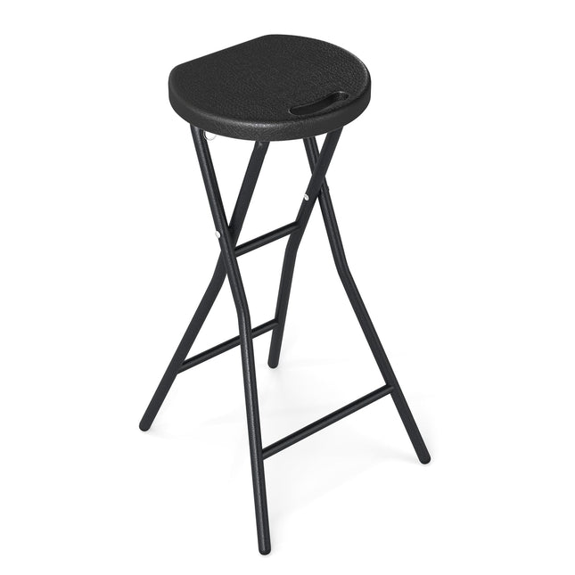 Goplus Folding Stool 27.5" Counter Height Backless Bar Chair with 330 lbs Capacity