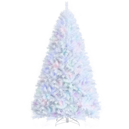Goplus Artificial Christmas Tree, Hinged Unlit Full Xmas Pine Tree, Quick Set-Up, for Indoor Home Office Holiday Decoration - GoplusUS