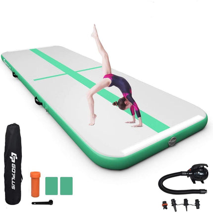 10ft Inflatable Air Gymnastic Mat - GoplusUS