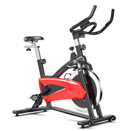 Goplus Indoor Magnetic Exercise Bike, Fitness Cycling Bike W/ Adjustable Resistance - GoplusUS