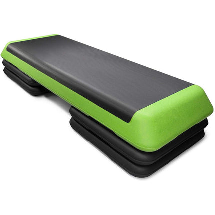 Goplus 43'' Adjustable Fitness Aerobic Step Stepper Platform 4" - 6" - 8" Non-Stick Surface - GoplusUS