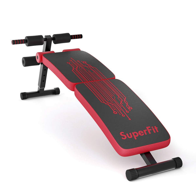 Sit Up Bench Adjustable, Foldable Abdominal Training Workout Slant Bench