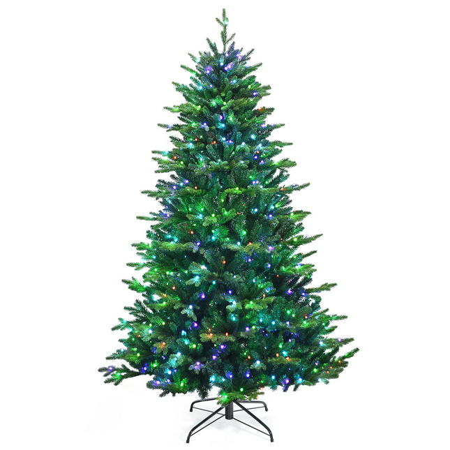Goplus Christmas Tree, PVC & PE Branch Tips, Indoor Holiday Festival Decoration for Residential Commercial Use - GoplusUS