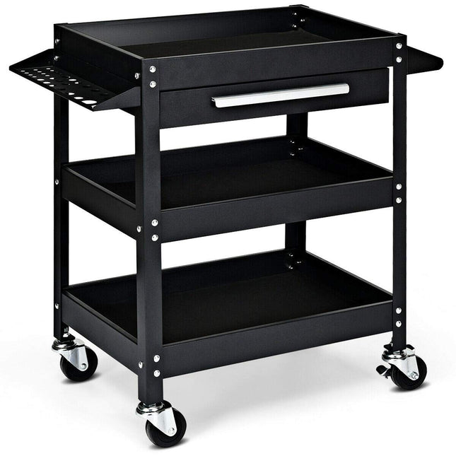 330 LBS Capacity 3-Tray Rolling Utility Cart - Goplus
