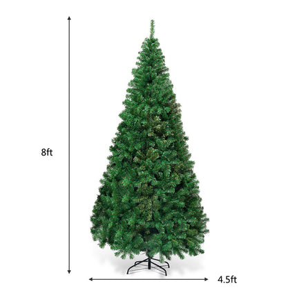 Artificial Christmas Tree with Solid Metal Stand - GoplusUS