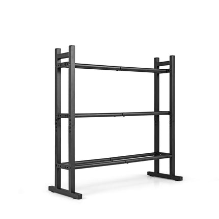 Goplus 3-Tier Dumbbell Rack 529LB Capacity Heavy-Duty Adjustable Weight Rack Stand