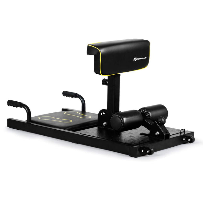 Goplus Deep Squat Machine, 8-in-1 Sissy Squat Fitness Equipment Functional Core - GoplusUS