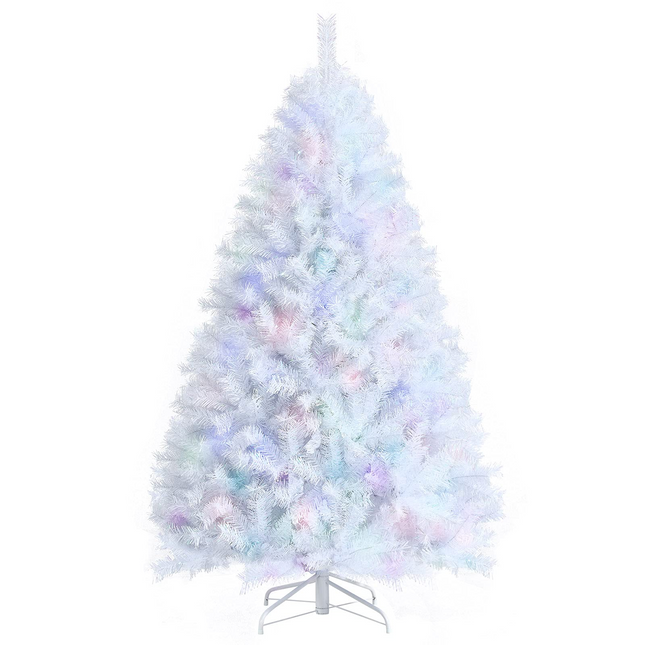 Goplus Artificial Christmas Tree, Hinged Unlit Full Xmas Pine Tree, Quick Set-Up, for Indoor Home Office Holiday Decoration - GoplusUS