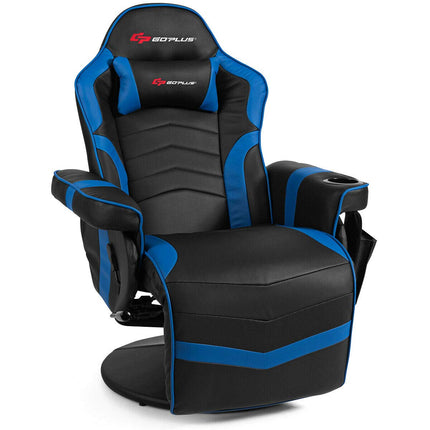 Massage Gaming Chair, Racing Style Gaming Recliner - GoplusUS