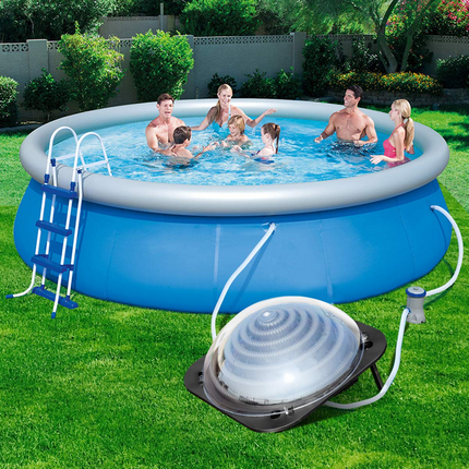 Goplus Solar Dome Swimming Pool Heater Above Ground, Pool Solar Heater - GoplusUS