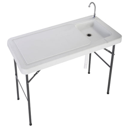 Portable Folding Table Fish Fillet Hunting Cleaning Cutting Camping Picnic Outdoor Gardening Table