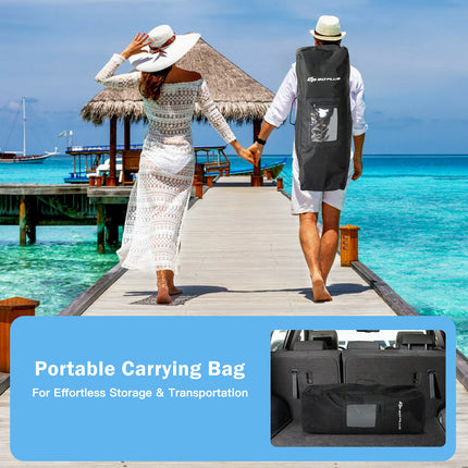10/ 11FT Inflatable Stand up Paddle Board Latest Inkjet Process Anti-Fading - GoplusUS