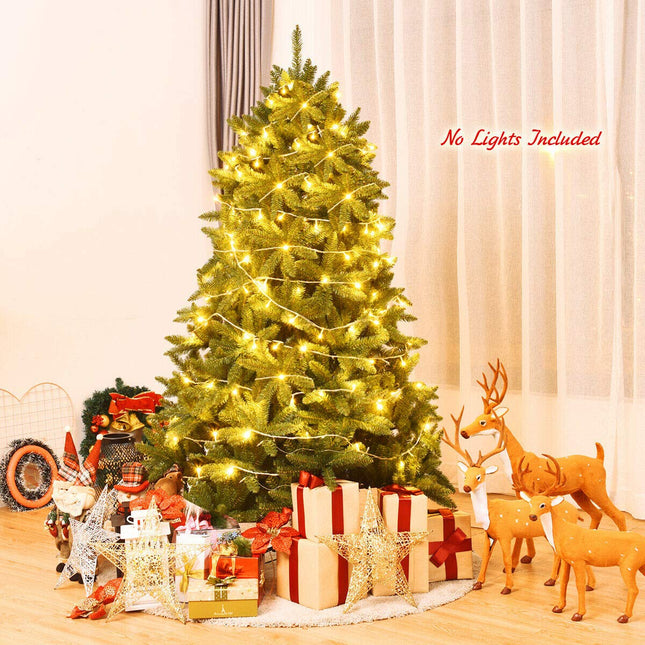 6ft Unlit Artificial Christmas Tree - GoplusUS