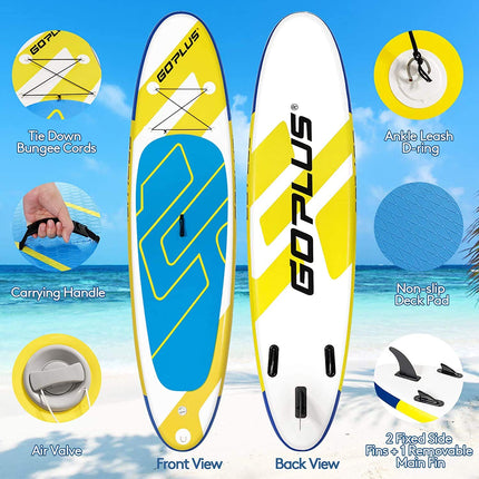 Inflatable Stand Up Paddle Board, 10ft/11ft SUP - GoplusUS