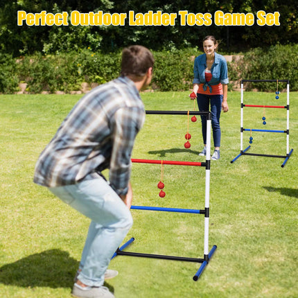 Ladder Toss Game Set, Indoor/Outdoor Ladder Ball Toss Game Set - GoplusUS