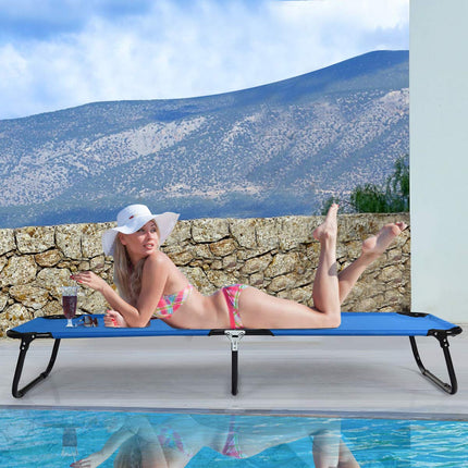 Folding Camping Cot, Heavy Duty Collapsible Foldable Bed - GoplusUS