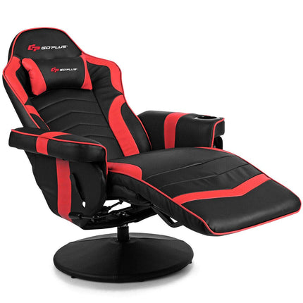 Massage Gaming Chair, Racing Style Gaming Recliner - GoplusUS