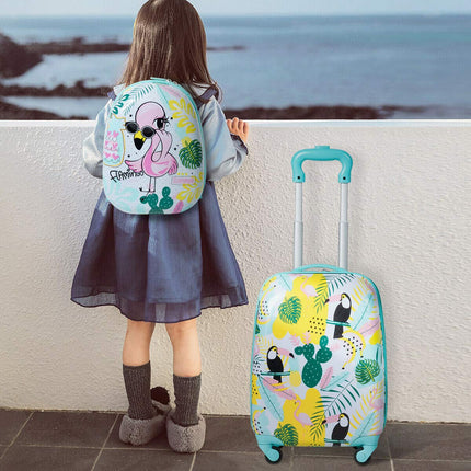 2PC Kids Luggage, 12" & 16" Kids Carry On Luggage Set - GoplusUS