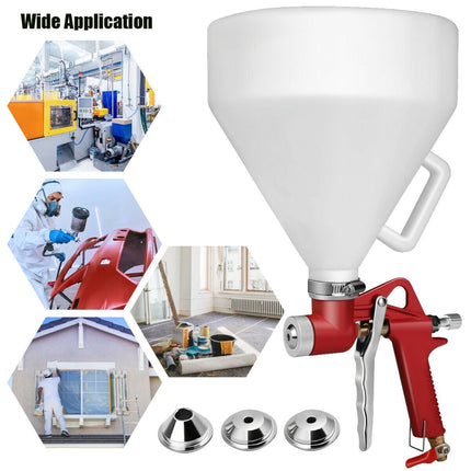 Goplus 1.45 Gallon Air Texture Gun, Drywall Texture Sprayer with 3 Nozzle 4.0mm, 6.0mm - GoplusUS