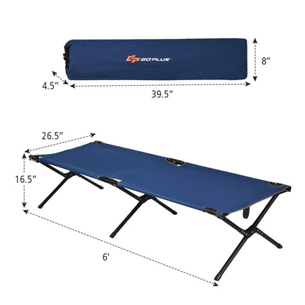 Folding Camping Cot with Carrying Bag - GoplusUS