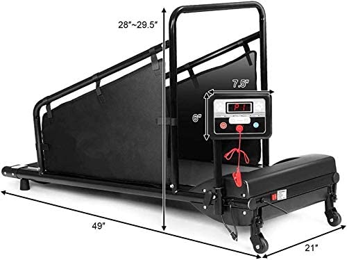 Dog Treadmill, Pet Running Machine for Small/Medium-Sized Dogs Indoor Exercise - GoplusUS