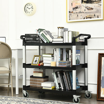 3-Tier Rolling Utility Cart with Wheels - GoplusUS