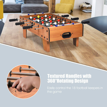 Mini Foosball Table, 27in Soccer Game Table - GoplusUS