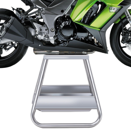 Motorcycle Motocross Dirt Bike Panel Stand Hoist Maintenance Lift Jack 1000LB Capacity (10" x 10" with Removable Oil Pan) - GoplusUS