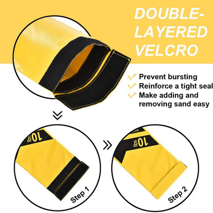 Workout Fitness Sandbag w/Filler Bag 10 to 60 Lbs Adjustable Heavy Military Tactical Training Weight Bags for Exeicise