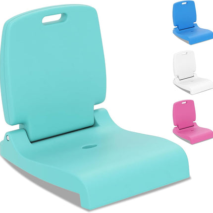 Goplus Poolside Chair for Edge of Pool with Back Support & 2 Handles
