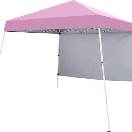 Goplus 8 X 8 FT Pop up Canopy Tent with 1 Sidewall