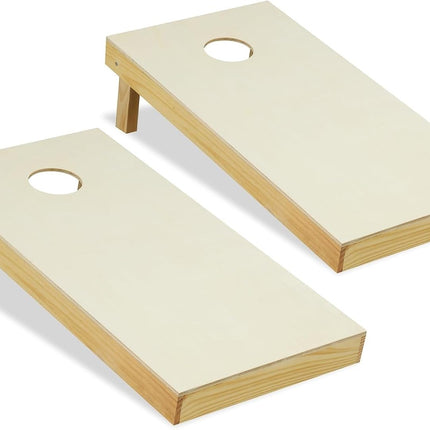 Goplus Solid Wood Corn Hole Game Board Includes 8 Bean Bags
