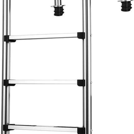 Goplus 4-Step Swimming Pool Ladder Heavy Duty Non-Slip Ladder