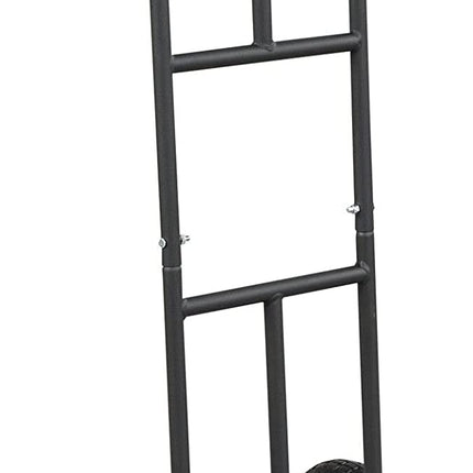 Goplus P-Handle Hand Truck, High Back Sack Barrow with 10" Wheels, Built-in Double Bearings and Foldable Load Plate