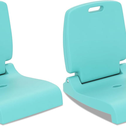 Goplus Poolside Chair for Edge of Pool with Back Support & 2 Handles