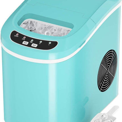 Portable Ice Maker Countertop, Electric Ice Maker with Easy Operated Panel