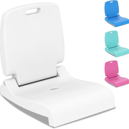 Goplus Poolside Chair for Edge of Pool with Back Support & 2 Handles