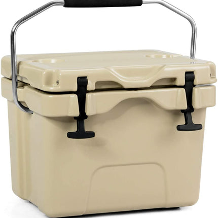 16 Quart Cooler, Portable Insulated Ice Chest - GoplusUS