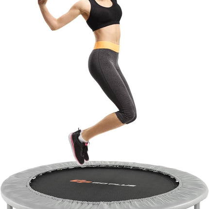 Goplus Mini Folding Trampoline, Foldable Fitness Rebounder for Children