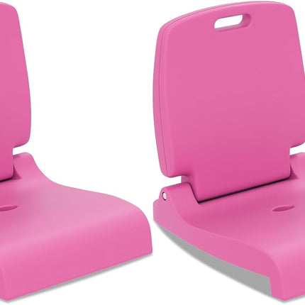 Goplus Poolside Chair for Edge of Pool with Back Support & 2 Handles