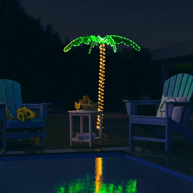 Lighted Palm Trees for Outside Patio - GoplusUS